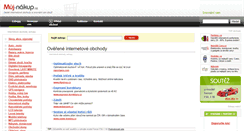 Desktop Screenshot of muj-nakup.cz
